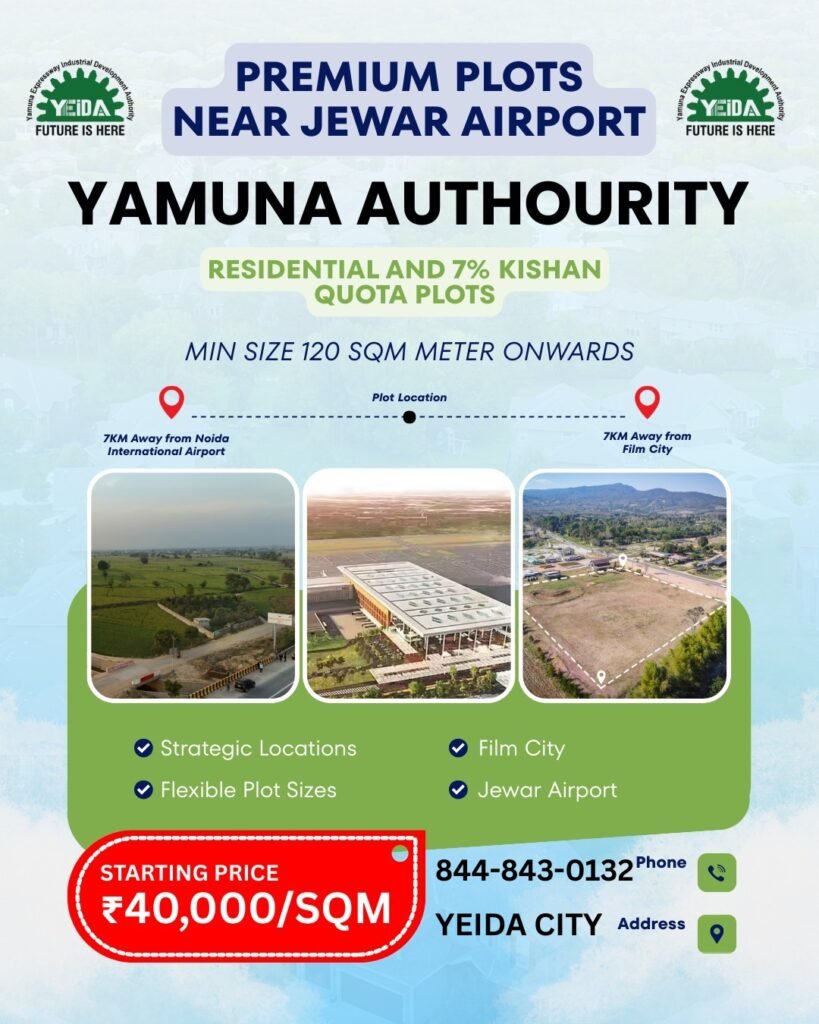 Yamuna Expressway Authority Plots near Jewar Airport